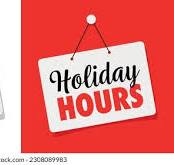Holiday Closures